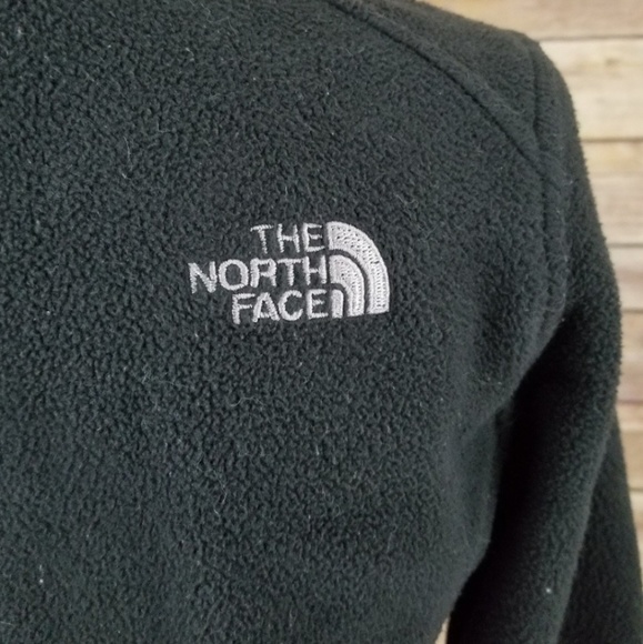 Northface Black Fleece Zip Up Jacket Flashdry - Picture 7 of 8